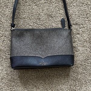 Kate Spade Blue and Silver Crossbody Bag